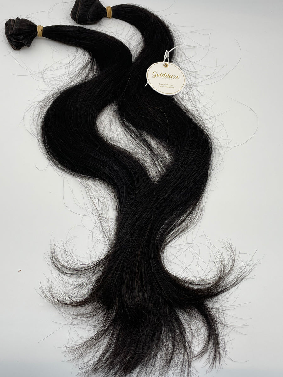 Coloured Russian Hair Luxe Volume (Machine Wefts) 110 grams 25 inches